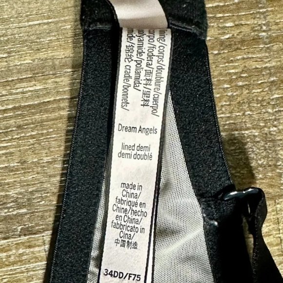 NWT Victoria Secret Dream Angel's demi lace bra 34DD - Picture 5 of 5